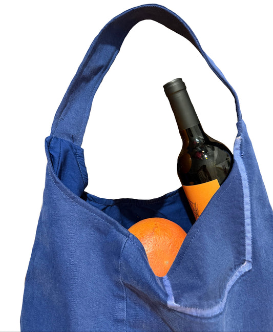 Blue Shoulder Tote