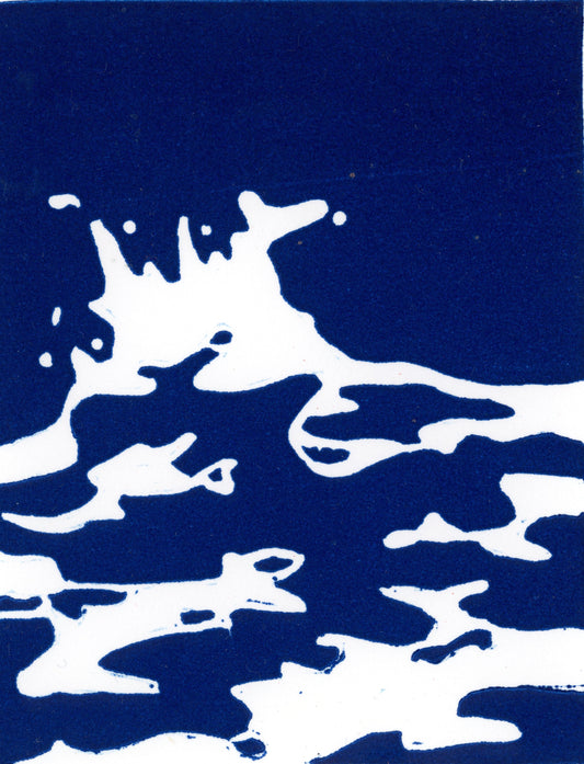 Print: Blue Wave I