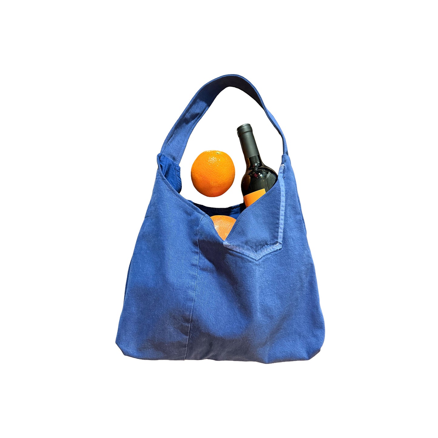 Blue Shoulder Tote
