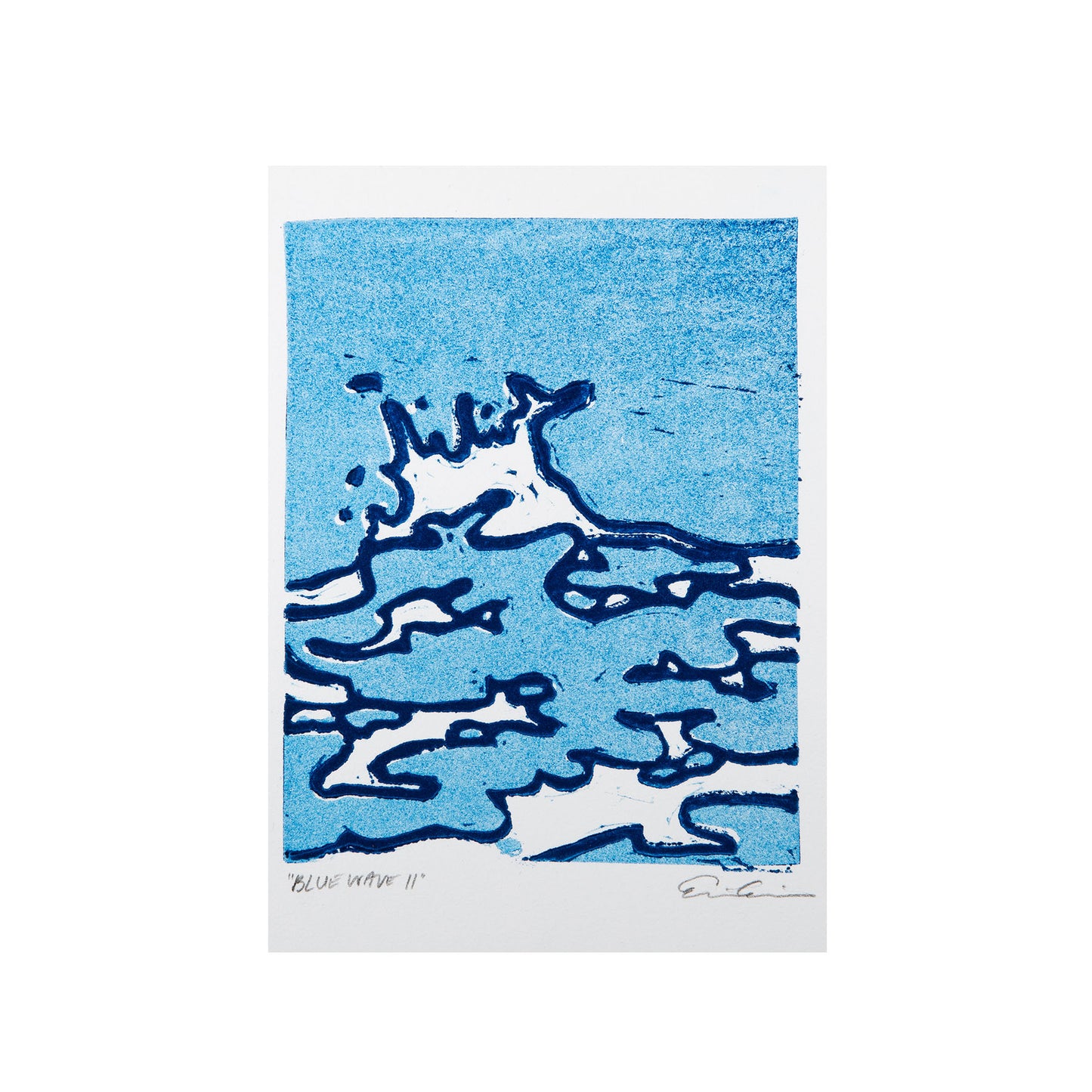 Print: Blue Wave II