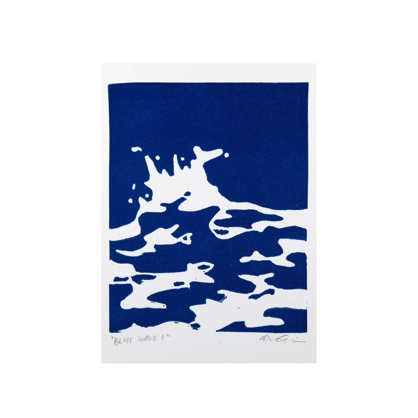 Print: Blue Wave I